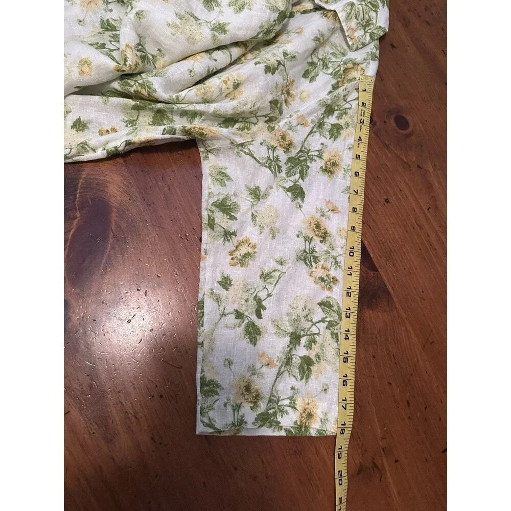 Laura Ashley 100% Linen Sz 1X Floral Tunic
V-Neck Romantic Feminine Whimsy - Picture 11 of 11